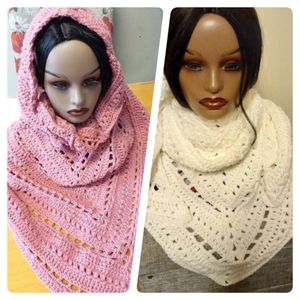 Brand new handmade crocheted lady's shawls